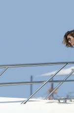 NICOLE SCHERZINGER in Bikini at a Yacht in Ibiza