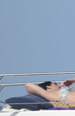 NICOLE SCHERZINGER in Bikini at a Yacht in Ibiza
