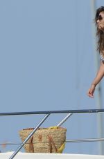 NICOLE SCHERZINGER in Bikini at a Yacht in Ibiza