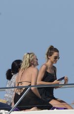 NICOLE SCHERZINGER in Bikini at a Yacht in Ibiza