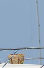 NICOLE SCHERZINGER in Bikini at a Yacht in Ibiza