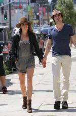 NIKKI REED and Ian Somerhalder Out And About in Los Angeles