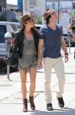 NIKKI REED and Ian Somerhalder Out And About in Los Angeles