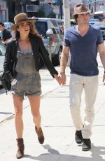 NIKKI REED and Ian Somerhalder Out And About in Los Angeles