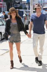 NIKKI REED and Ian Somerhalder Out And About in Los Angeles
