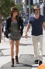 NIKKI REED and Ian Somerhalder Out And About in Los Angeles