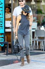NIKKI REED in Ripped Jeans Out in Los Angeles