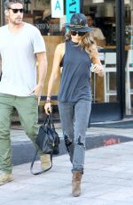 NIKKI REED in Ripped Jeans Out in Los Angeles