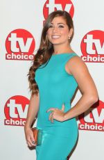 NIKKI SANDERSON at TV Choice Awards 2014 in London