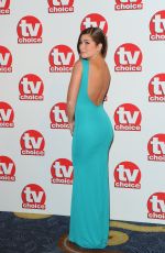 NIKKI SANDERSON at TV Choice Awards 2014 in London
