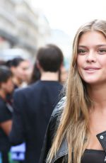 NINA AGDAL Arrives at Givenchy Fashion Show in Paris