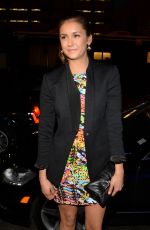NINA DOBREV at Versus Versace Fashion Show in New York