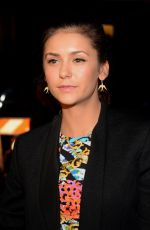 NINA DOBREV at Versus Versace Fashion Show in New York