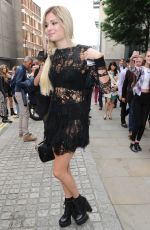 NINA NESBITT at Julien Macdonald Fashion Show in London
