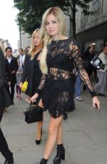 NINA NESBITT at Julien Macdonald Fashion Show in London