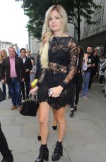 NINA NESBITT at Julien Macdonald Fashion Show in London