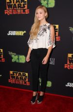OLIVIA HOLT at Star Wars Rebels Premiere in Century City