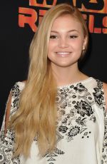 OLIVIA HOLT at Star Wars Rebels Premiere in Century City