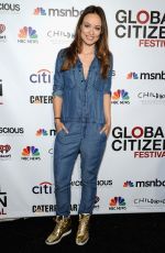 OLIVIA WILDE at Global Citizen Festival in New York 
