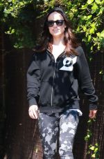 OLIVIA WILDE Heading to a Gym in New York