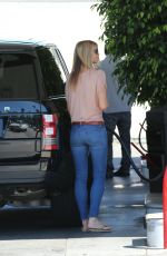 PAIGE BUTCHER at a Gas Station in Los Angeles