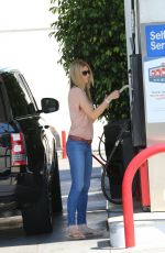 PAIGE BUTCHER at a Gas Station in Los Angeles