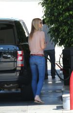 PAIGE BUTCHER at a Gas Station in Los Angeles