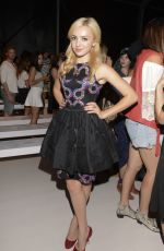PEYTON LIST at Mara Hoffman Fashion Show in New York