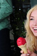 PEYTON LIST Licking an Ice Cream
