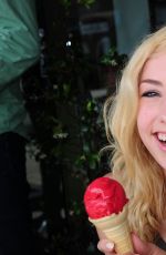 PEYTON LIST Licking an Ice Cream