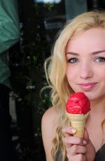 PEYTON LIST Licking an Ice Cream