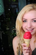 PEYTON LIST Licking an Ice Cream