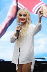 PIA MIA PEREZ Performs at Shoe Palace in Hollywood