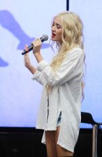 PIA MIA PEREZ Performs at Shoe Palace in Hollywood