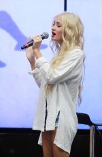 PIA MIA PEREZ Performs at Shoe Palace in Hollywood