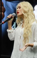 PIA MIA PEREZ Performs at Shoe Palace in Hollywood