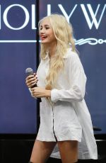 PIA MIA PEREZ Performs at Shoe Palace in Hollywood