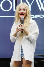 PIA MIA PEREZ Performs at Shoe Palace in Hollywood