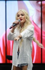 PIA MIA PEREZ Performs at Shoe Palace in Hollywood