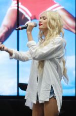 PIA MIA PEREZ Performs at Shoe Palace in Hollywood