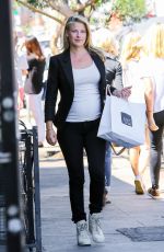 Pregnant ALI LARTER Out and About in West Hollywood