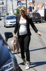 Pregnant ALI LARTER Out and About in West Hollywood