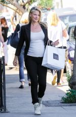 Pregnant ALI LARTER Out and About in West Hollywood