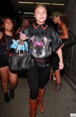 Pregnant HAYDEN PANETTIERE at LAX Airport