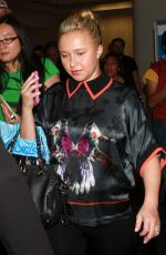 Pregnant HAYDEN PANETTIERE at LAX Airport