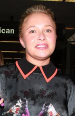 Pregnant HAYDEN PANETTIERE at LAX Airport