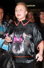 Pregnant HAYDEN PANETTIERE at LAX Airport