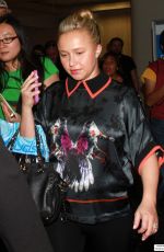 Pregnant HAYDEN PANETTIERE at LAX Airport