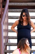Pregnant MILLA KUNIS Leaves a Gym in Los Angeles