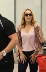 RACHEL MCADAMS Arrives at Airport in Toronto